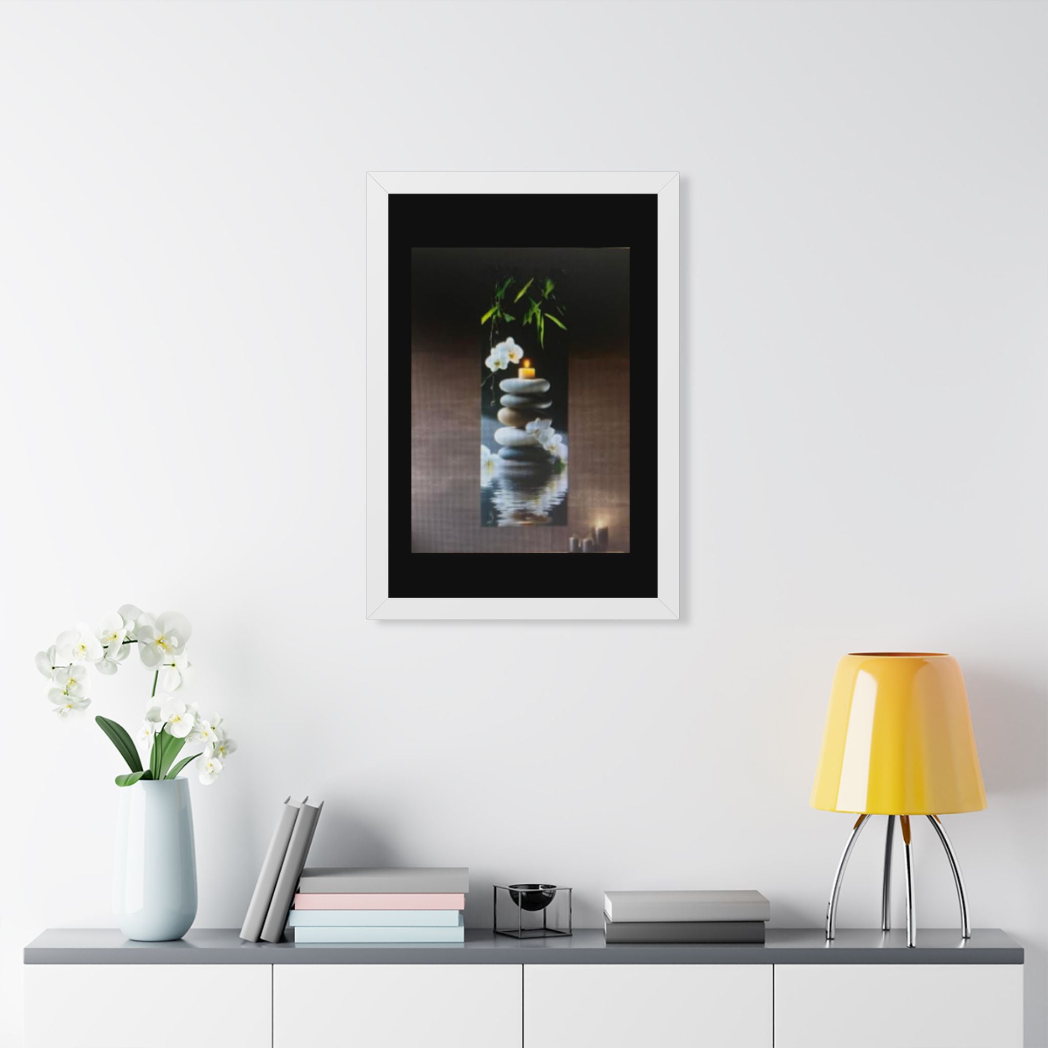 Custom Framed Vertical Art Poster | Museum-Grade