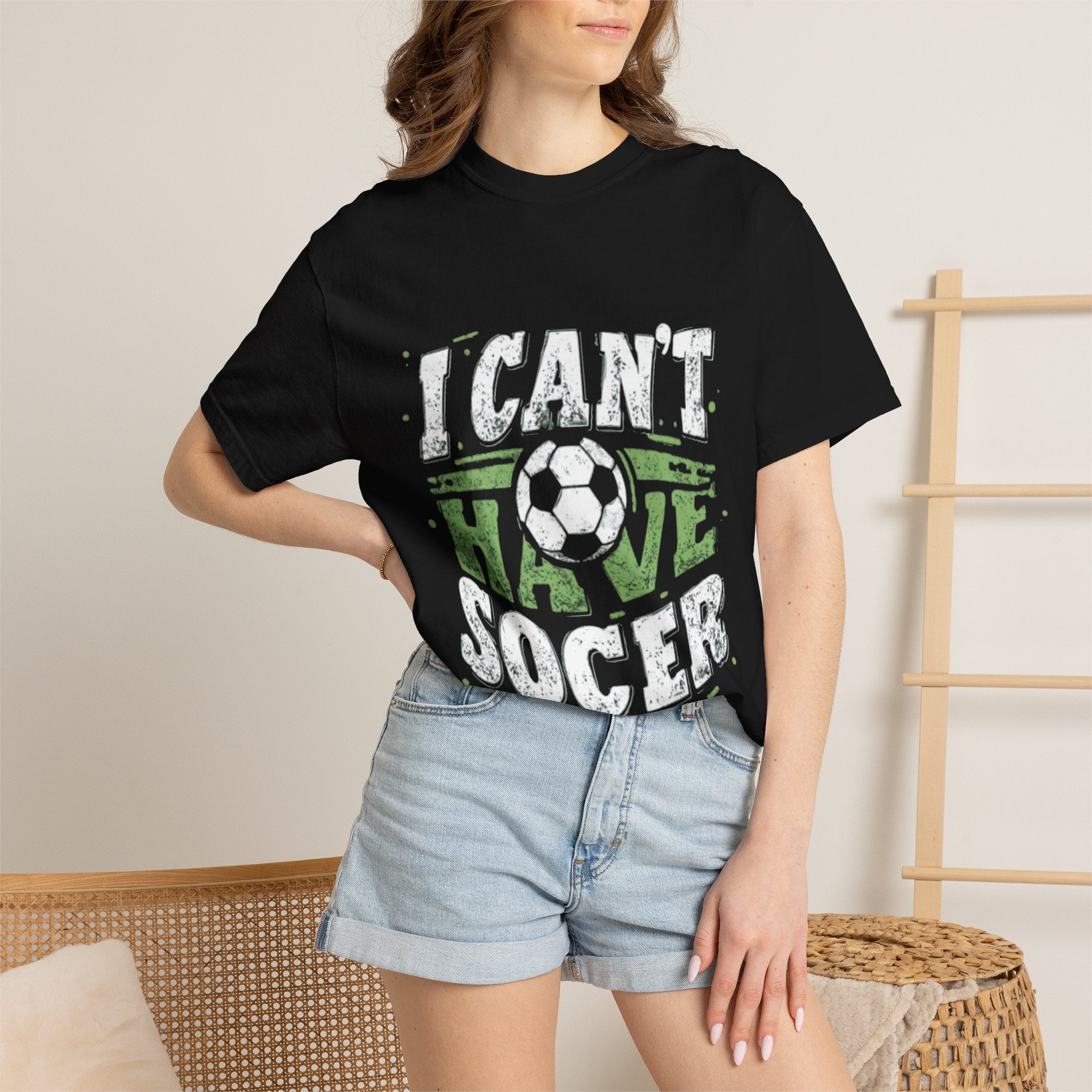 I Can’t I Have Soccer – Unisex Garment-Dyed T-Shirt