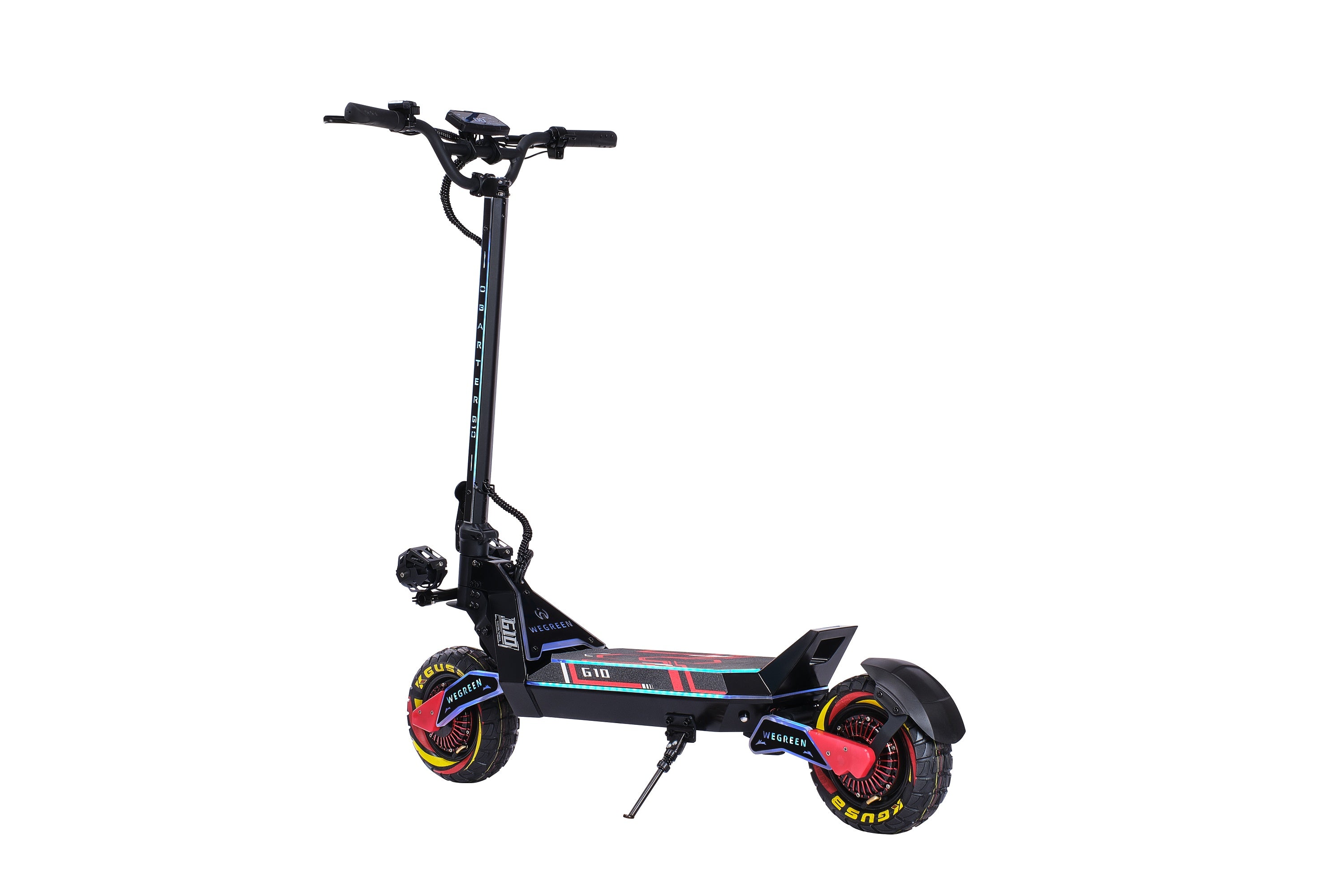 Electric Scooter Motor Power 2400W Battery Capacity 48V 20Ah Tire Size 10inches Max Speed 55-65KM