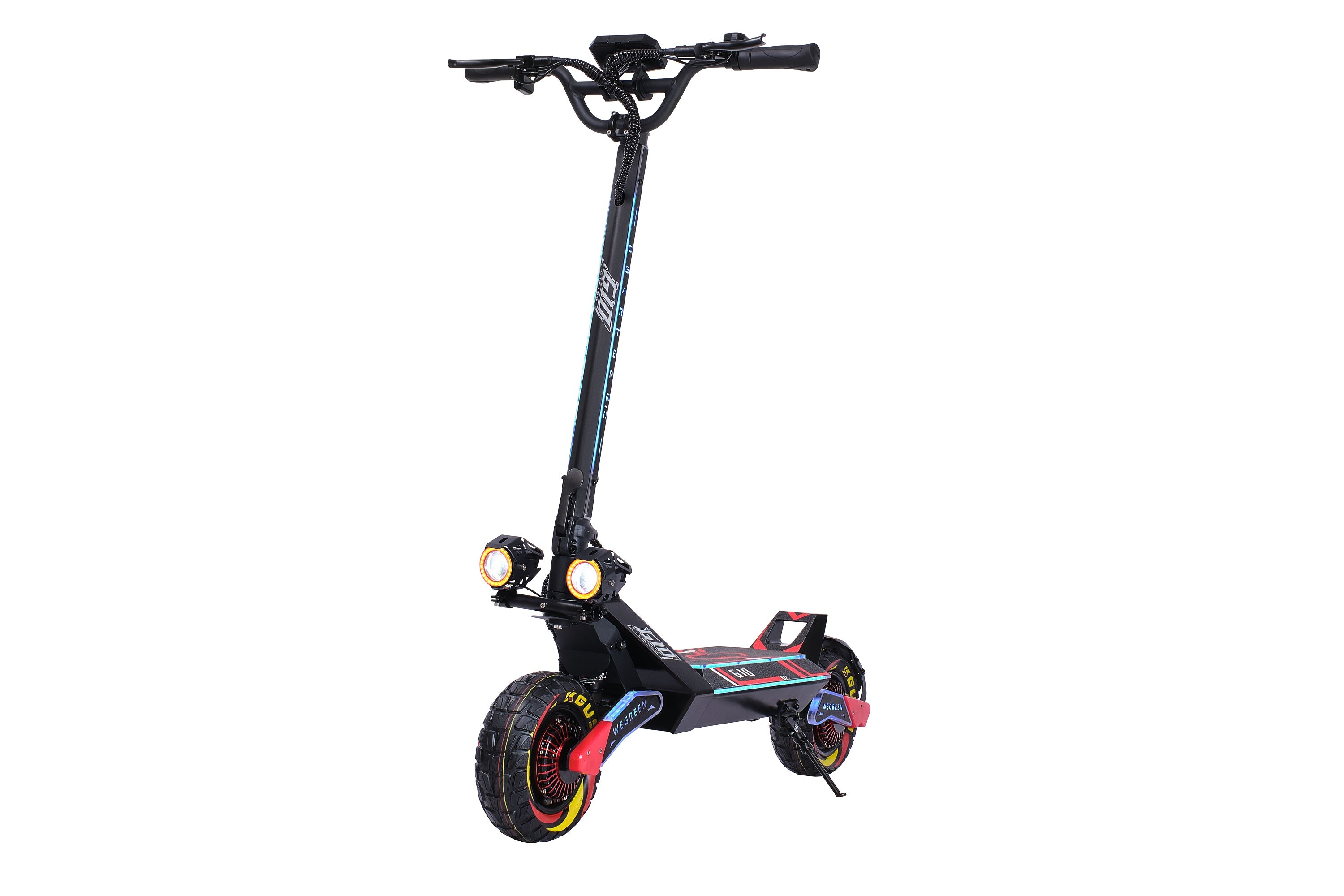 Electric Scooter Motor Power 2400W Battery Capacity 48V 20Ah Tire Size 10inches Max Speed 55-65KM