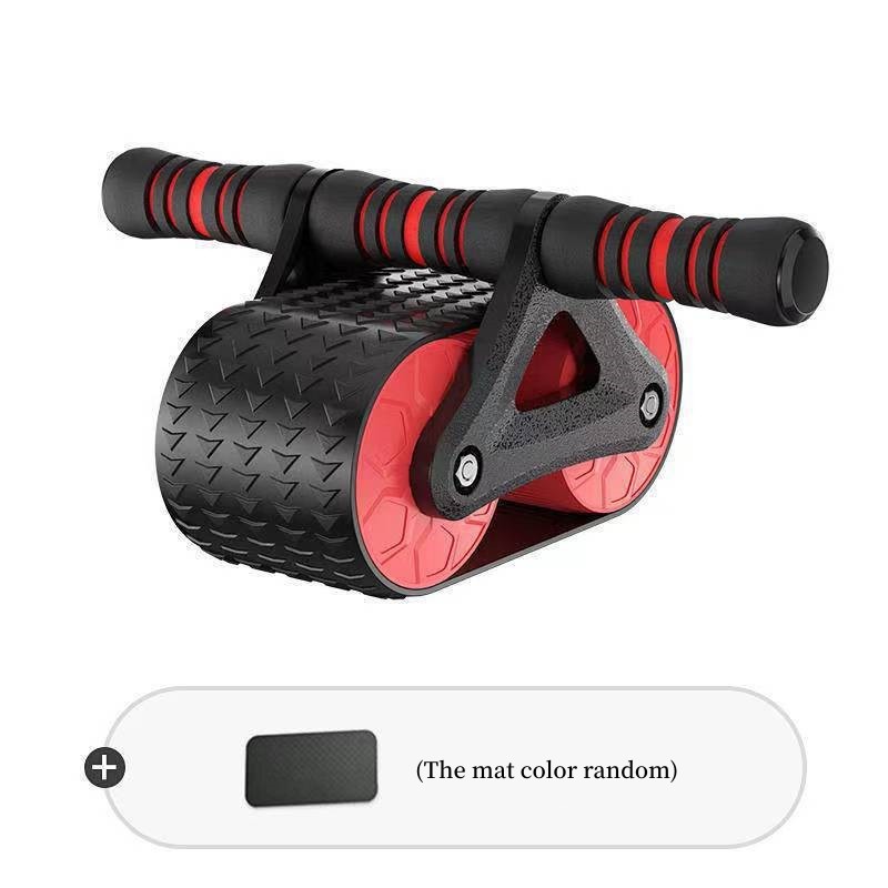 Ab Roller Wheel with Elbow Support, Upgraded Elbow Support Automatic Rebound Abdominal Wheel, 2 In 1 Plank & Abdominal Exercise Equipment for Home Fitness Gym Use, Ab Trainer Abs Workout Equipment