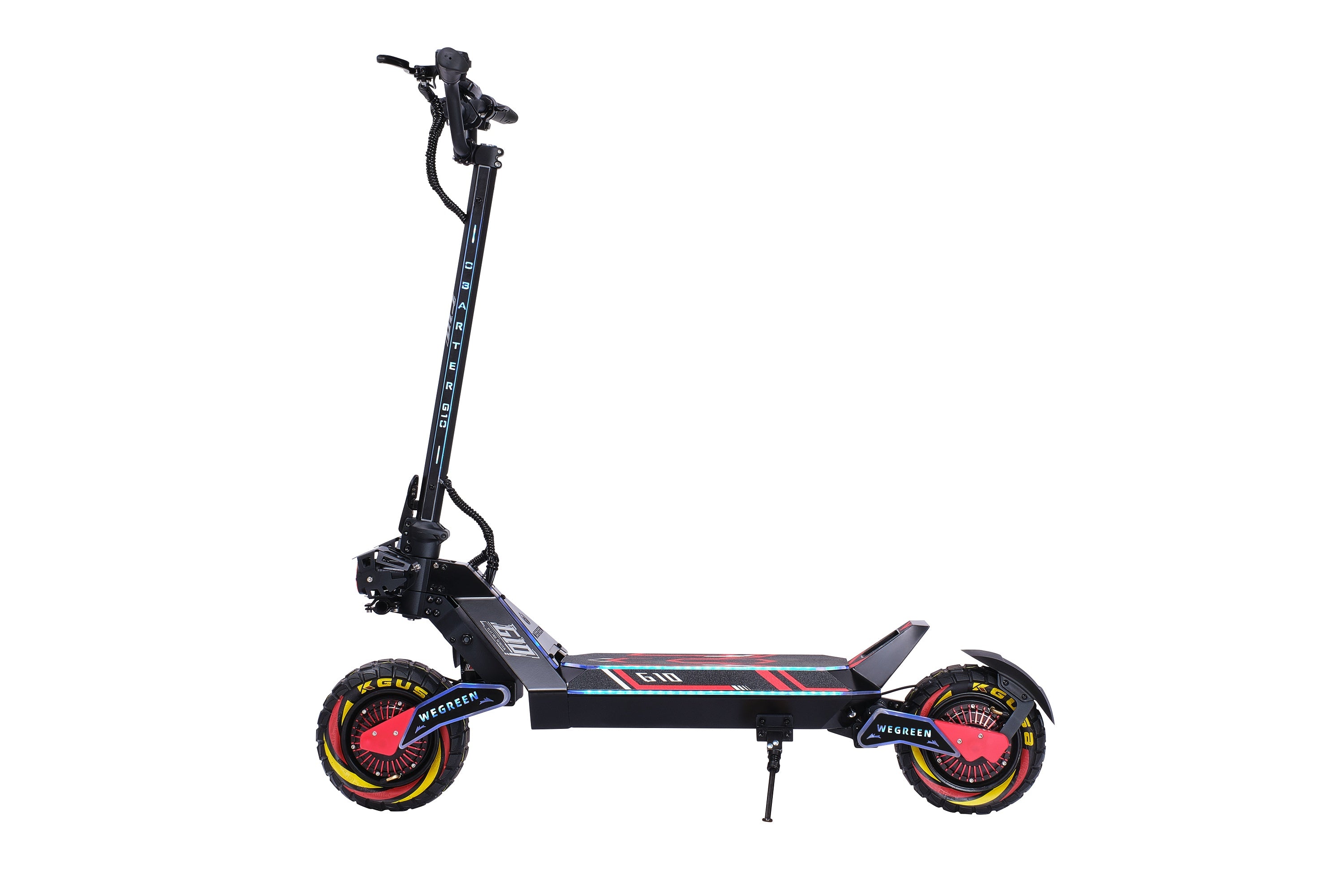Electric Scooter Motor Power 2400W Battery Capacity 48V 20Ah Tire Size 10inches Max Speed 55-65KM