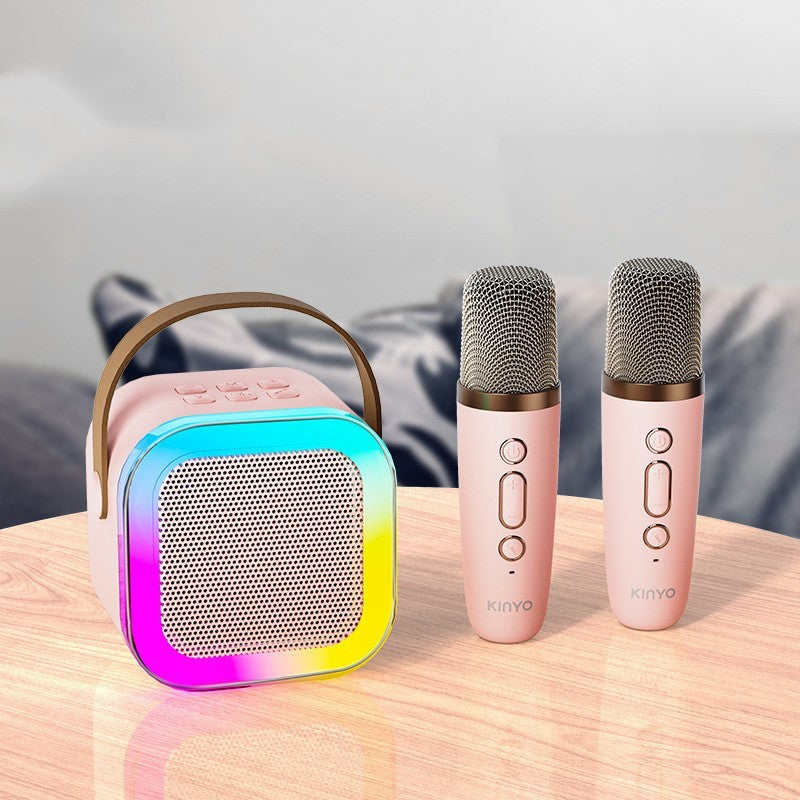 RGB Wireless Bluetooth Audio With Light Series Microphones Karafun Premium Songs for All Ages