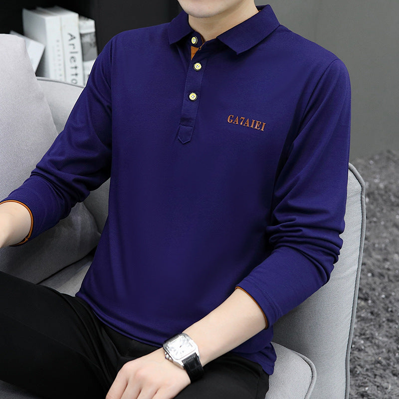 Shirt Collar Men's Long Sleeve Shirt Business Casual