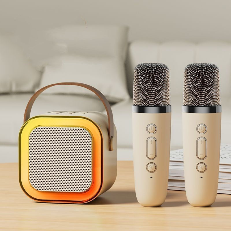 RGB Wireless Bluetooth Audio With Light Series Microphones Karafun Premium Songs for All Ages