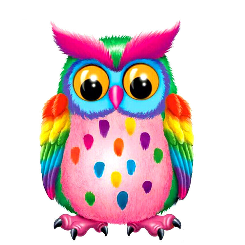 Diamond Painting 5D Full Diamond Embroidery Colorful Owl Diamond Painting Kits for Adults Cute Animals 5D DIY Diamond Art Kits