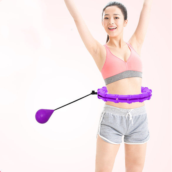 Fitness Ring Adjustable Sport Hoops Abdominal Thin Waist Exercise Detachable Massage Fitness Knots Weighted Hula Hoop Adult Smart Hola Thin Waist Fitness Weight Loss