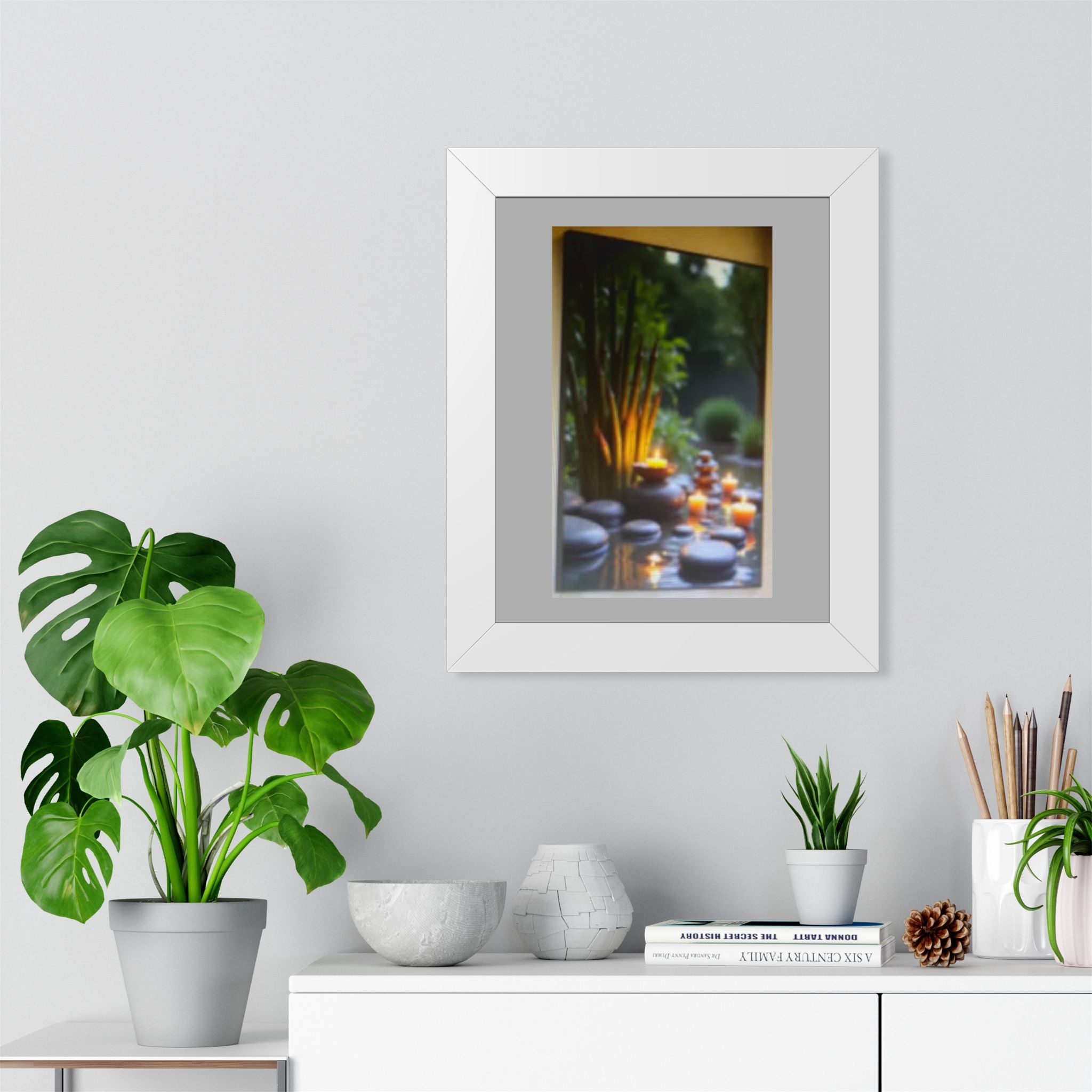 Custom Framed Vertical Art Poster | Museum-Grade