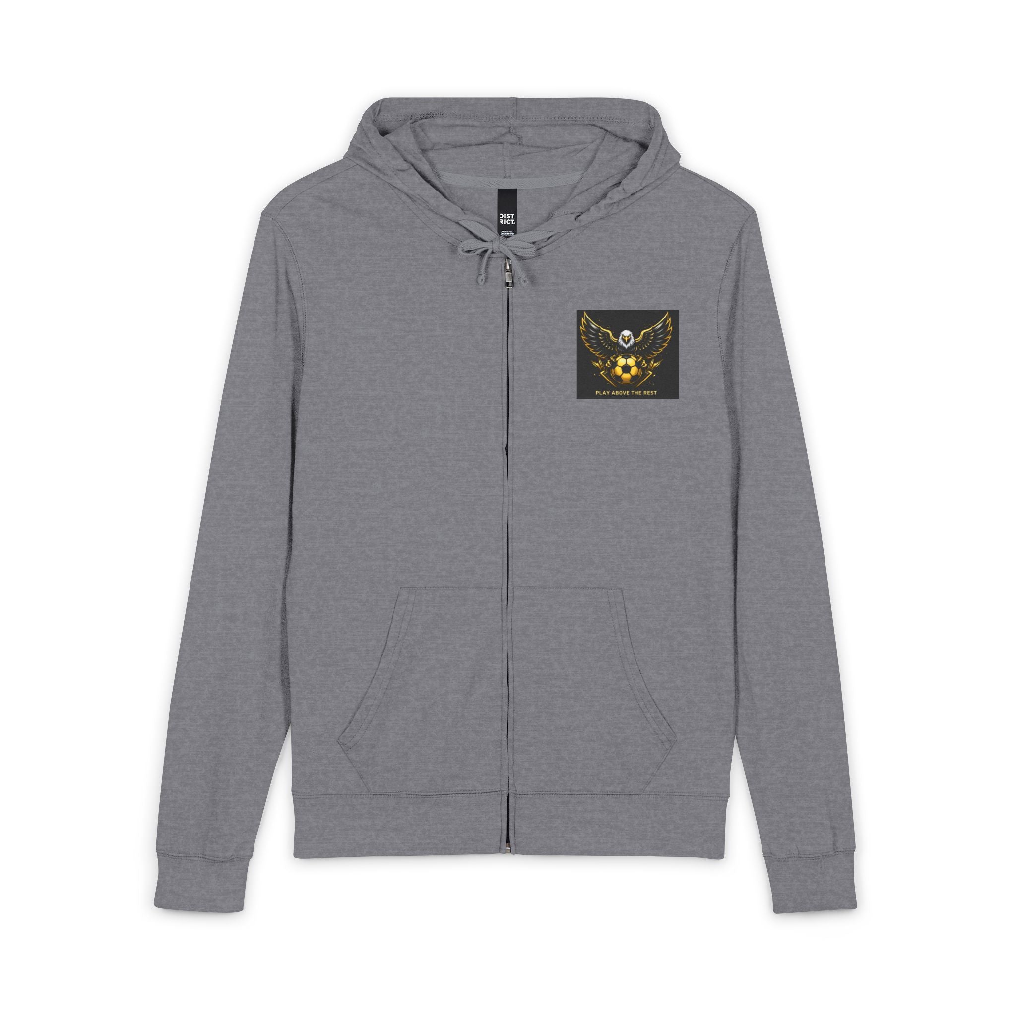 District® Unisex Jersey Full-Zip Hoodie