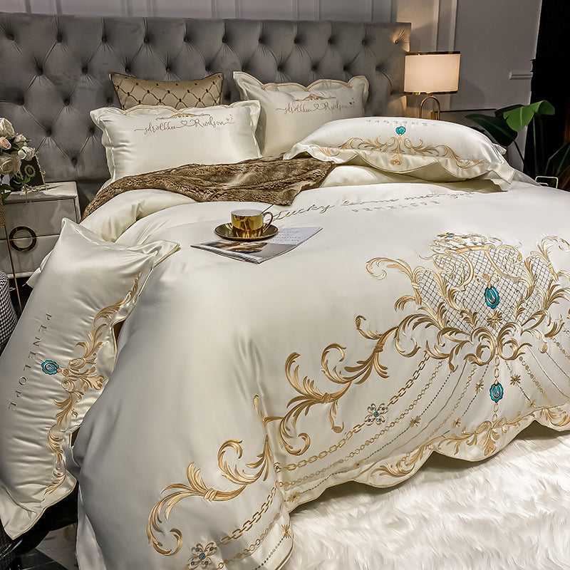 Ice Silk Quilt Sets Bed Sheets