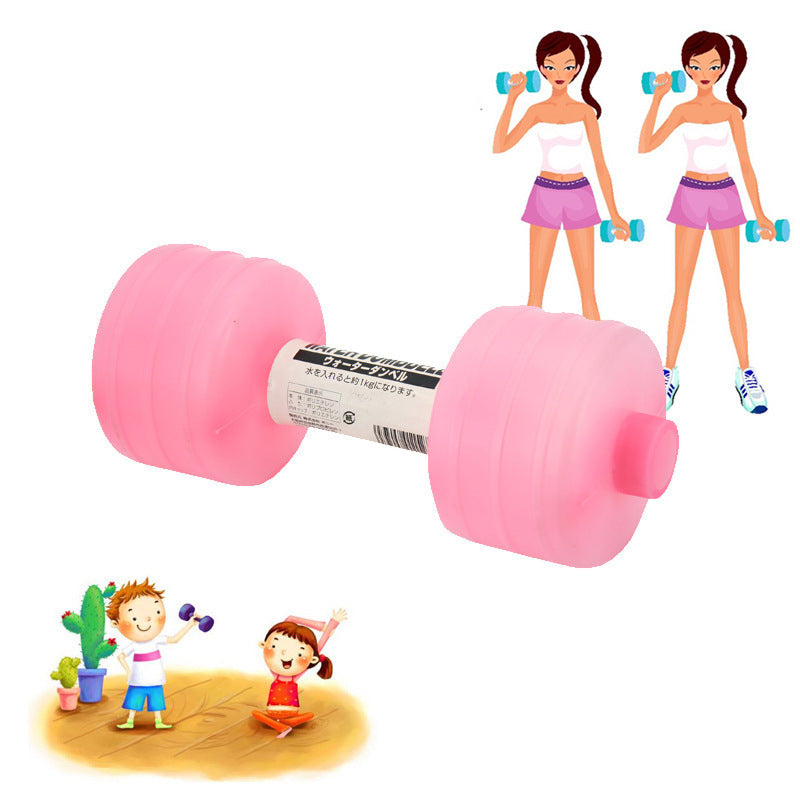 Body Building Water Dumbbell Weight Dumbbells Slimming Fitness Gym Equipment Yoga for Training Sport Plastic Bottle Exercise Body Building Water Dumbbell