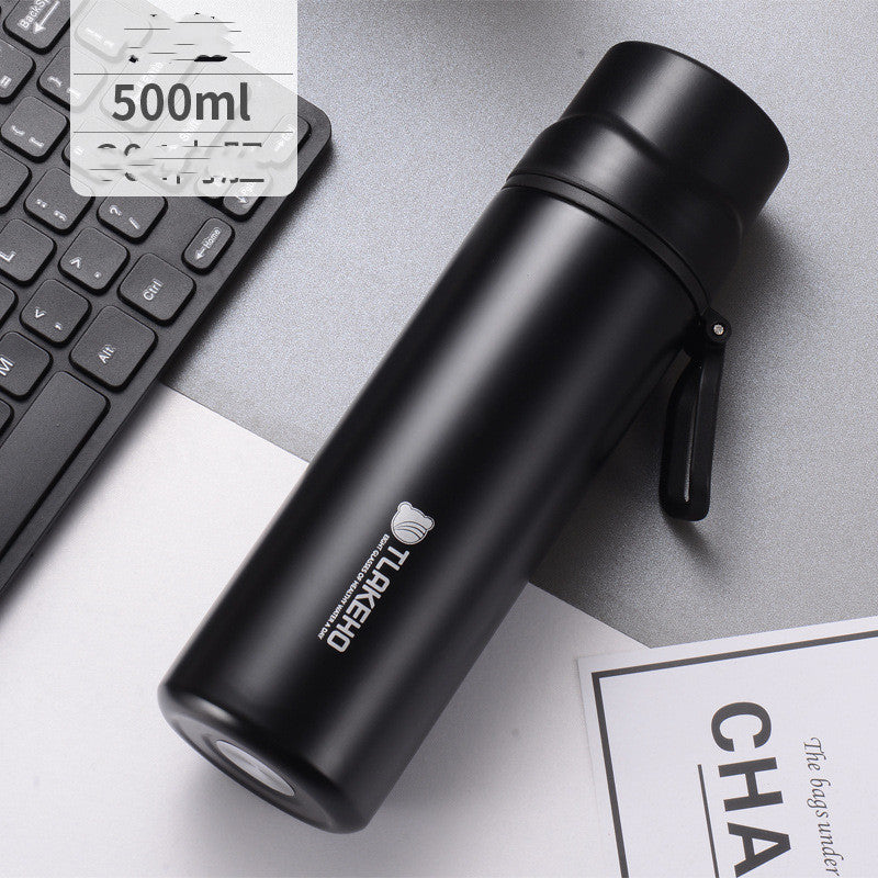 Thermos Mug For Men And Women With Lid Drinking Tea Cup Portable Creative Student Portable Cup 304 Stainless Steel Children'S Pot