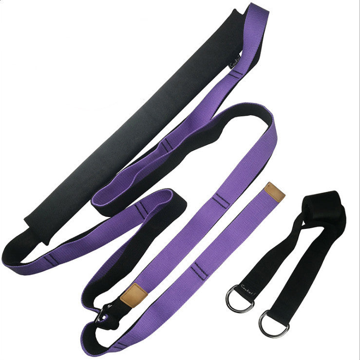 Yoga Strap Exercise Gym Belt Yoga Stretching Strap, Adjustable Height Leg Stretcher Aerial Fitness Yoga Belt Gym Equipment, Basic Flexibility Training, Lower Waist Bend, Abdominal Muscles for Yoga Ballet Dance Girl Women