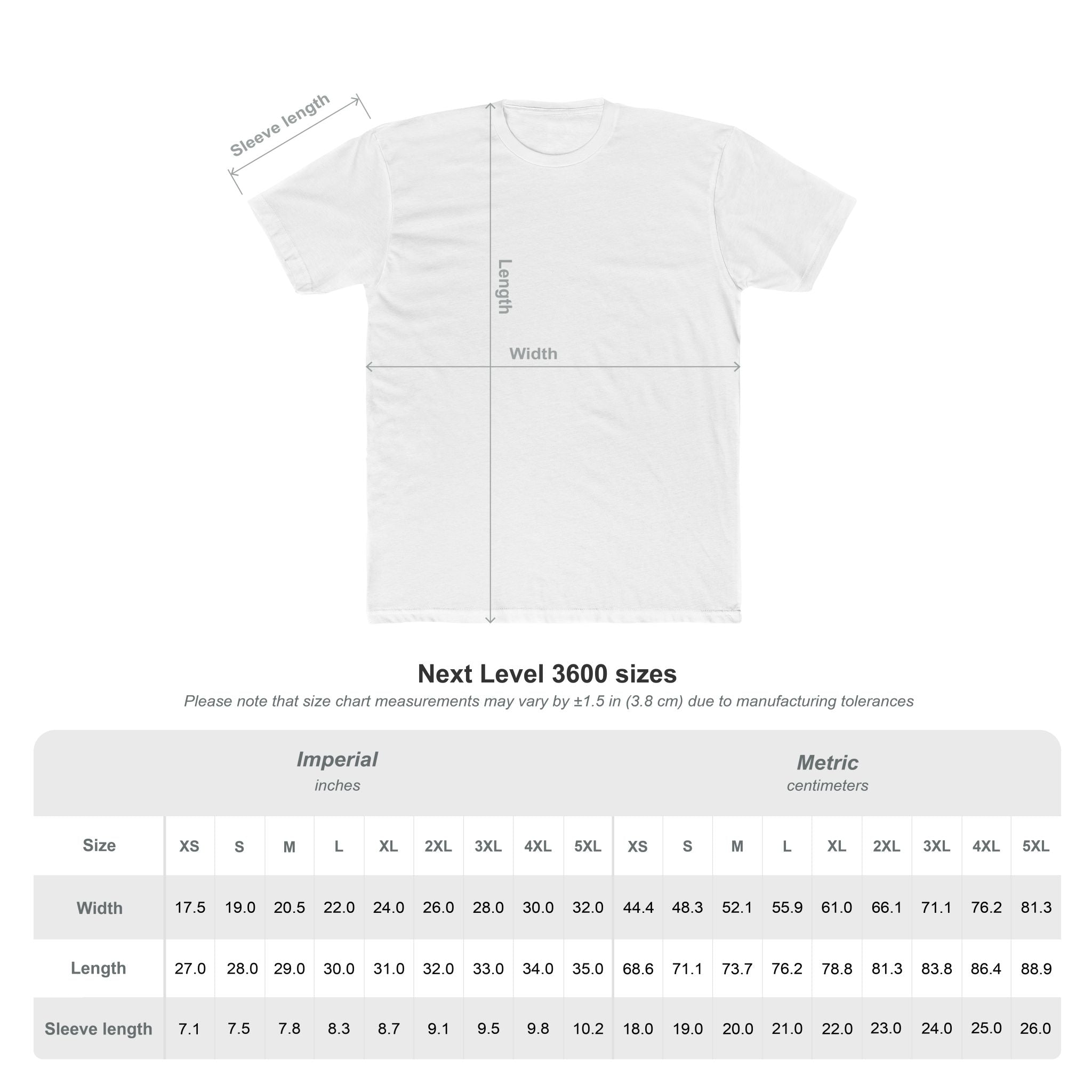 Custom Unisex Fitted Cotton Tee | Next Level 3600