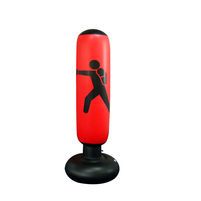 Fitness inflatable Boxing Column, Inflatable Punching Bag Boxing Bag Free Standing Target Kick MMA Karate Tumbler Column