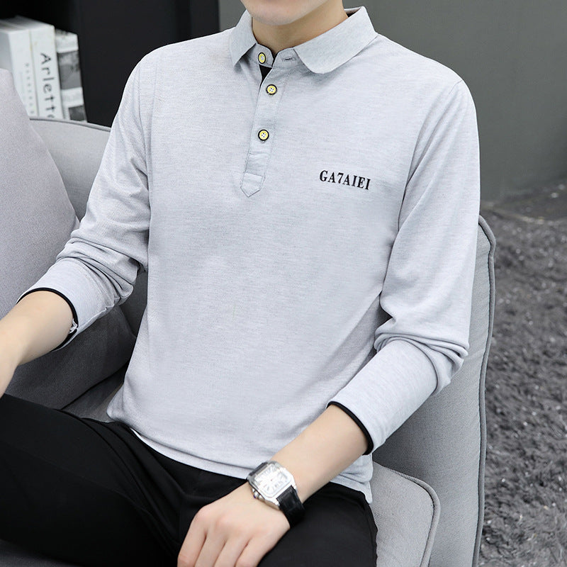 Shirt Collar Men's Long Sleeve Shirt Business Casual