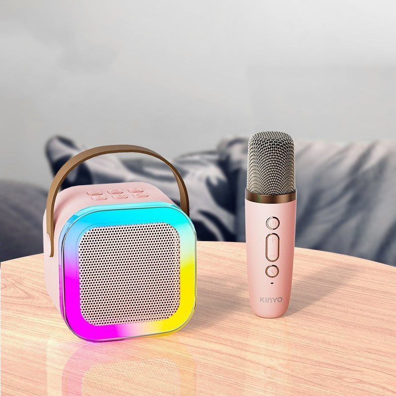 RGB Wireless Bluetooth Audio With Light Series Microphones Karafun Premium Songs for All Ages