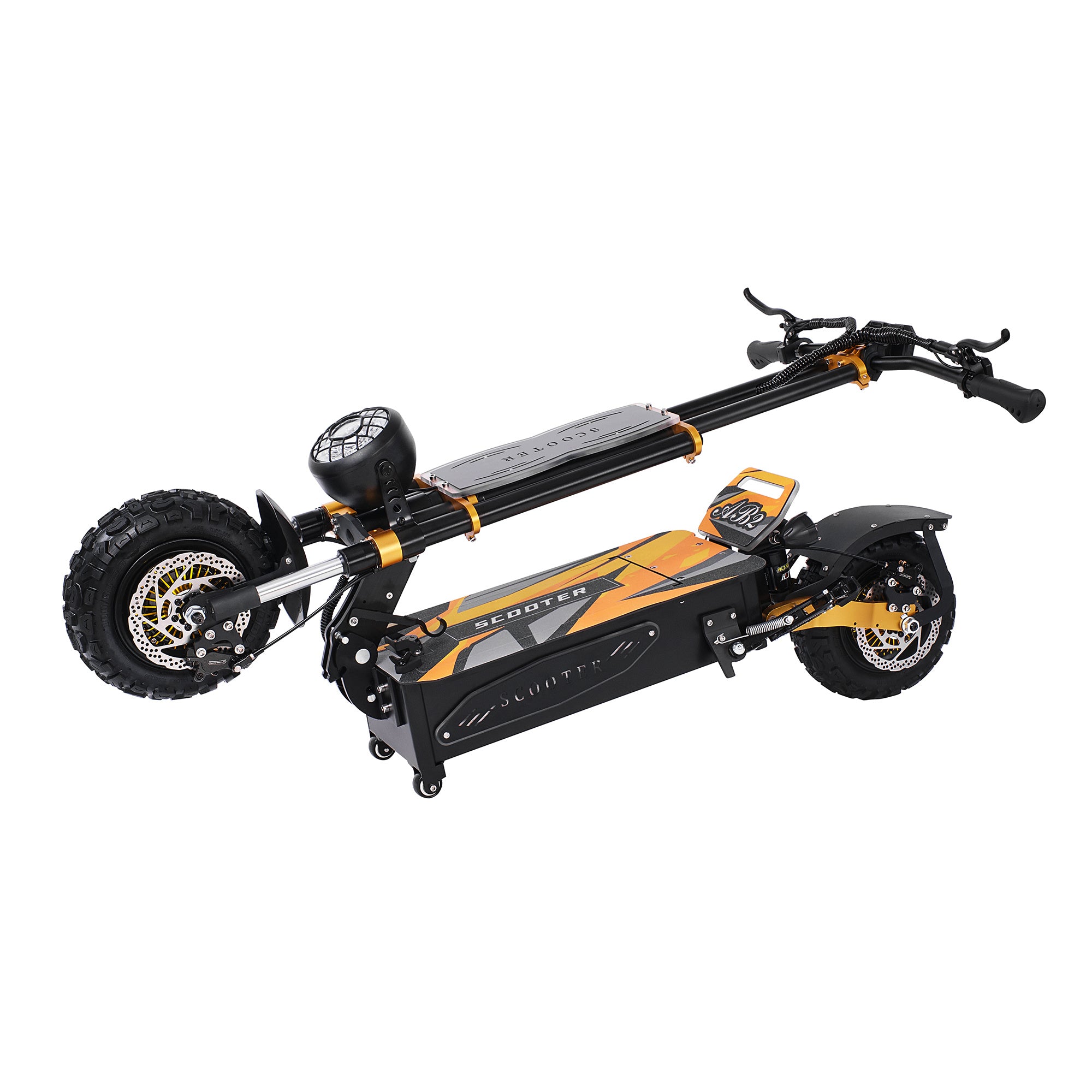 Electric Scooter Motor Power 6000W Battery Capacity 60V 40Ah Tire Size 11inches Max Speed 75-85KM