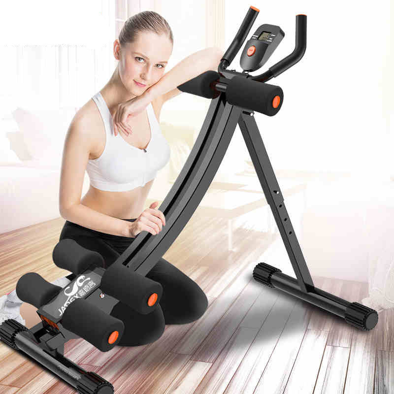 Abdominal Tucker Waist Beauty Machine Fitness Device Fitlaya Fitness Core & Abdominal Trainers AB Workout Machine Home Gym Strength Training Ab Cruncher Foldable Fitness Equipment