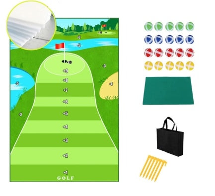 Golf Training Mat For Swing Parent-child Toys Ball Trace Directional Mat Swing Path Pads Swing Practice Pads, Golf Training Mat Swing Practice Pad Game