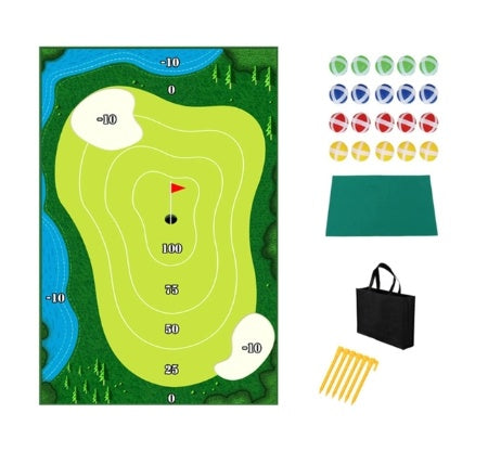 Golf Training Mat For Swing Parent-child Toys Ball Trace Directional Mat Swing Path Pads Swing Practice Pads, Golf Training Mat Swing Practice Pad Game