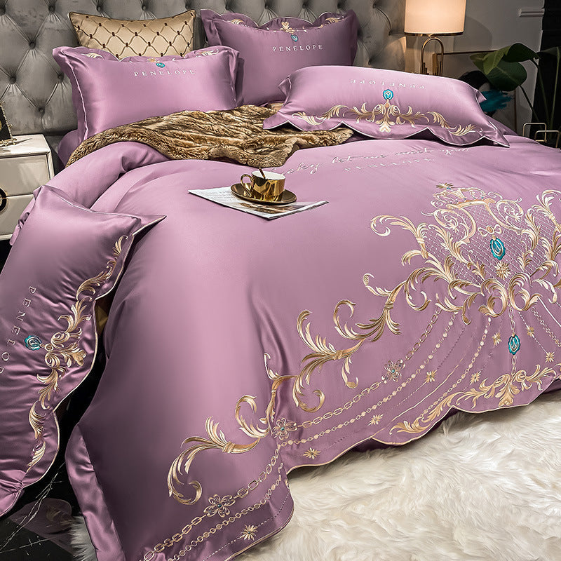 Ice Silk Quilt Sets Bed Sheets