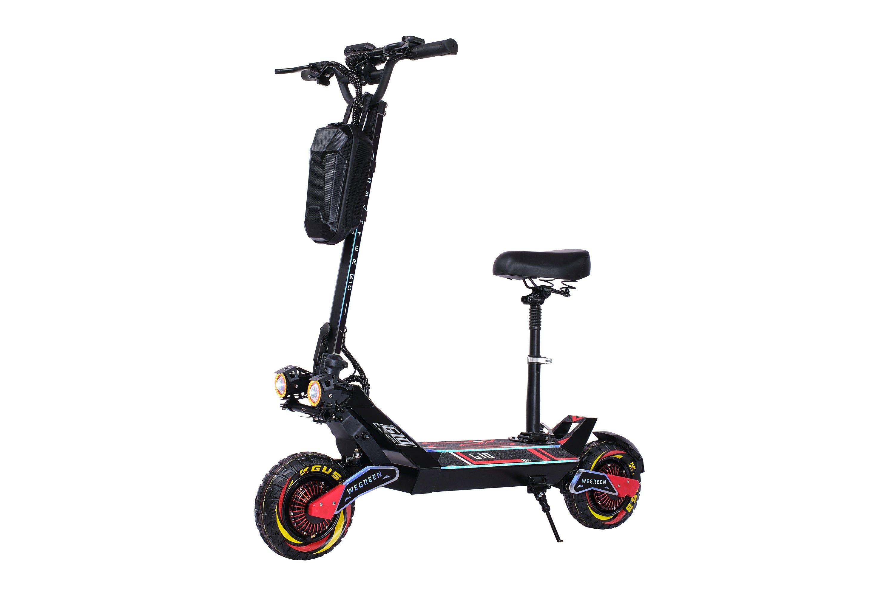 Electric Scooter Motor Power 2400W Battery Capacity 48V 20Ah Tire Size 10inches Max Speed 55-65KM