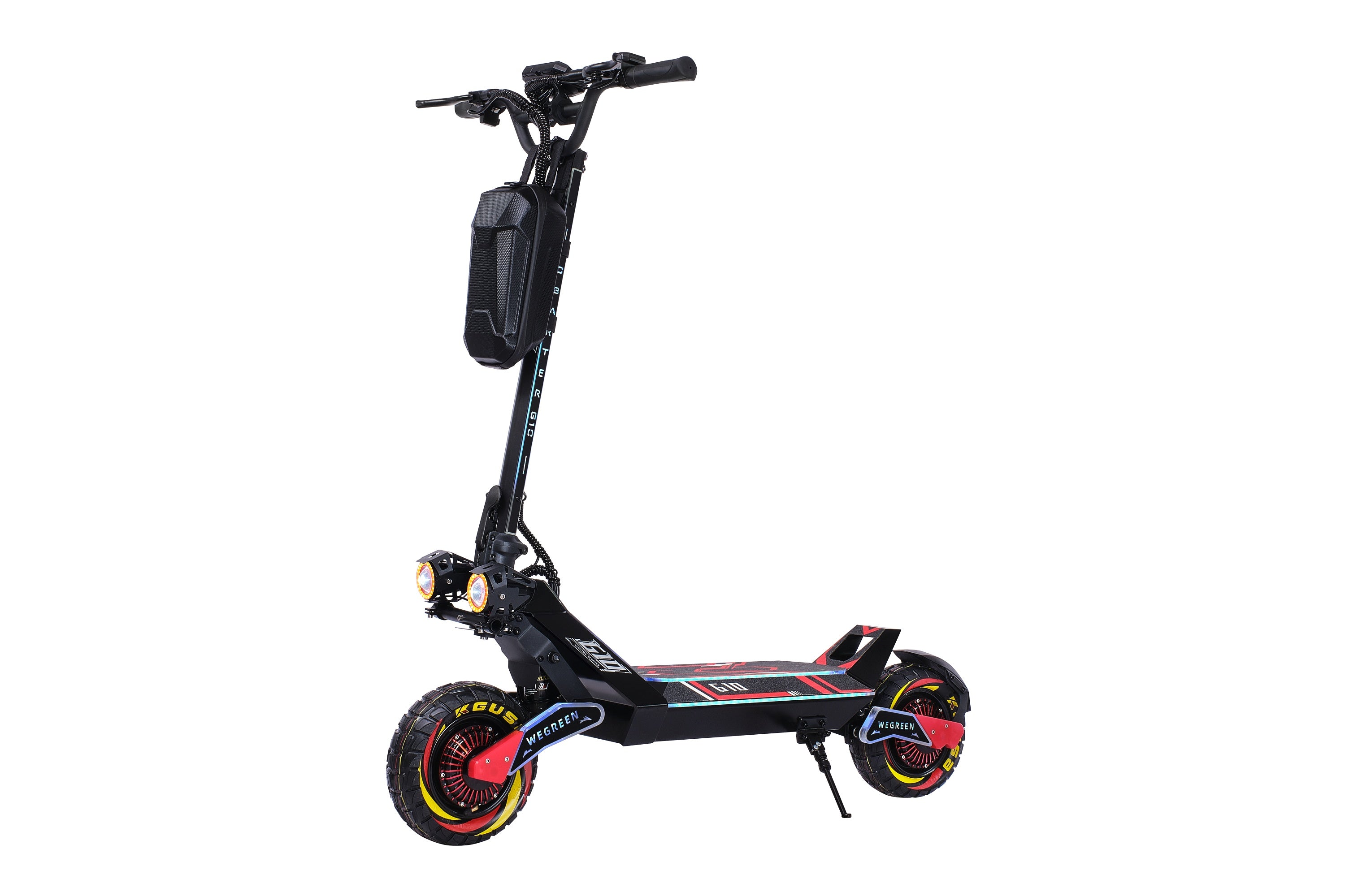 Electric Scooter Motor Power 2400W Battery Capacity 48V 20Ah Tire Size 10inches Max Speed 55-65KM