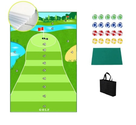 Golf Training Mat For Swing Parent-child Toys Ball Trace Directional Mat Swing Path Pads Swing Practice Pads, Golf Training Mat Swing Practice Pad Game