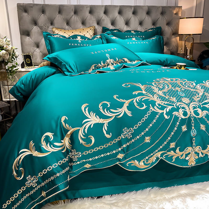 Ice Silk Quilt Sets Bed Sheets