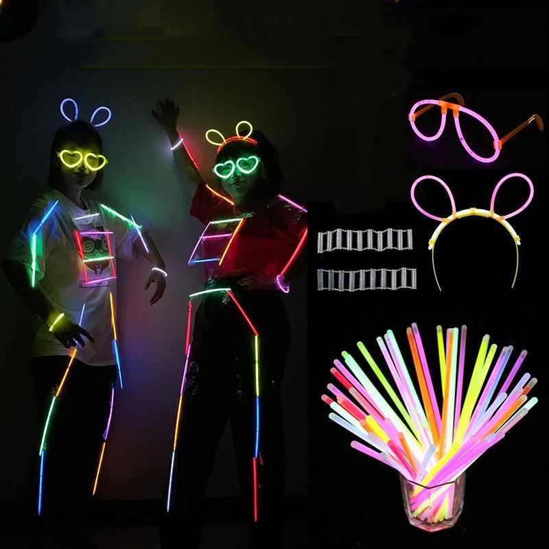 Fluorescent Bar Dance Props Luminous Children's Dance Clothes Fluorescence Light Glow Sticks