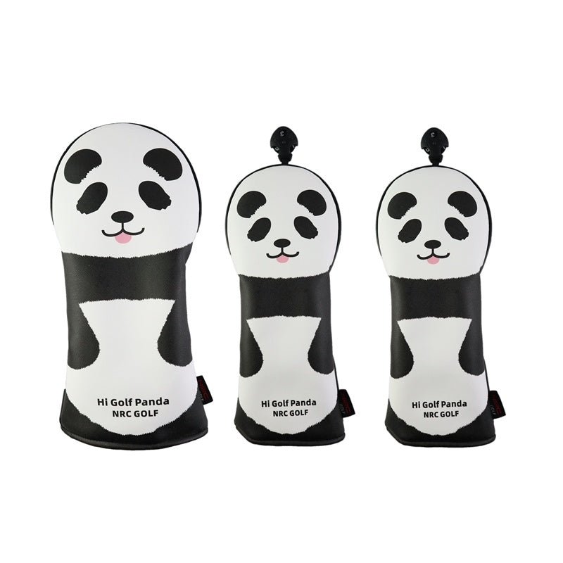 Golf Wood Cover Panda Cartoon Protective Cover