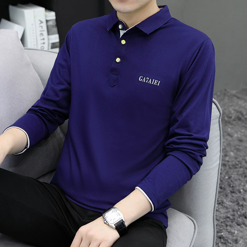 Shirt Collar Men's Long Sleeve Shirt Business Casual