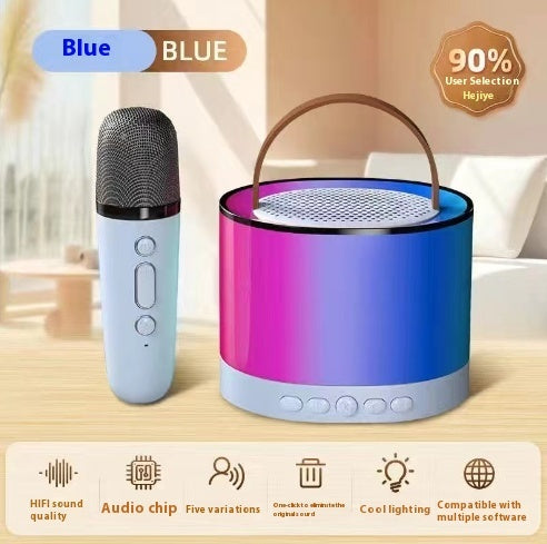 RGB Wireless Bluetooth Audio With Light Series Microphones Karafun Premium Songs for All Ages