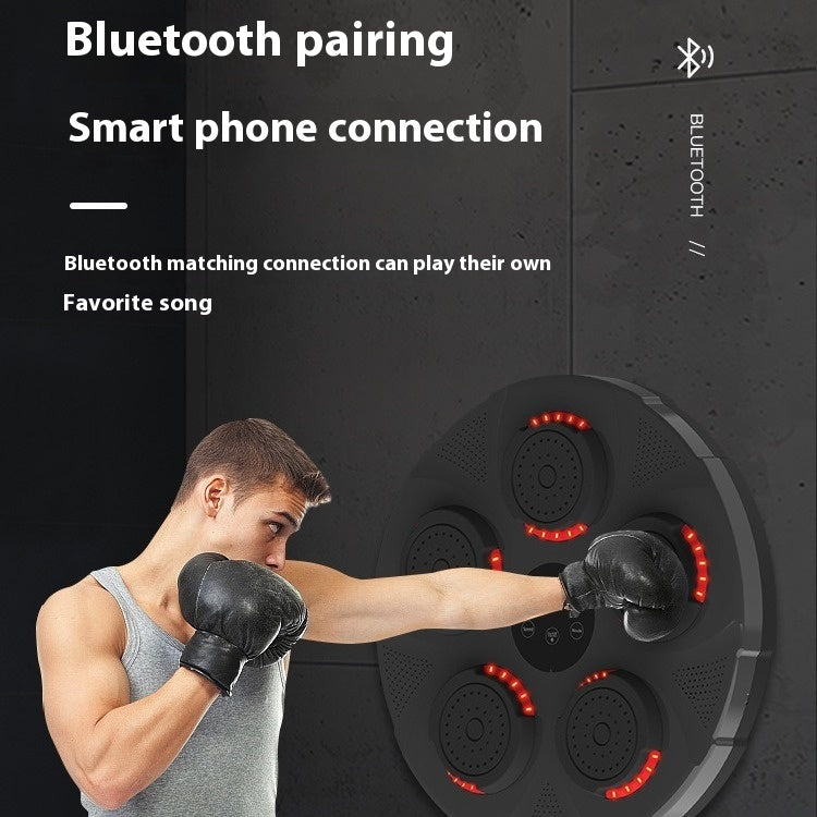 Smart Boxing Trainer Wall-mounted Sanda Decompression Fight Sandbag, Wall Target Training Devices, Boxing Machine with Bluetooth & Adjustable Speed