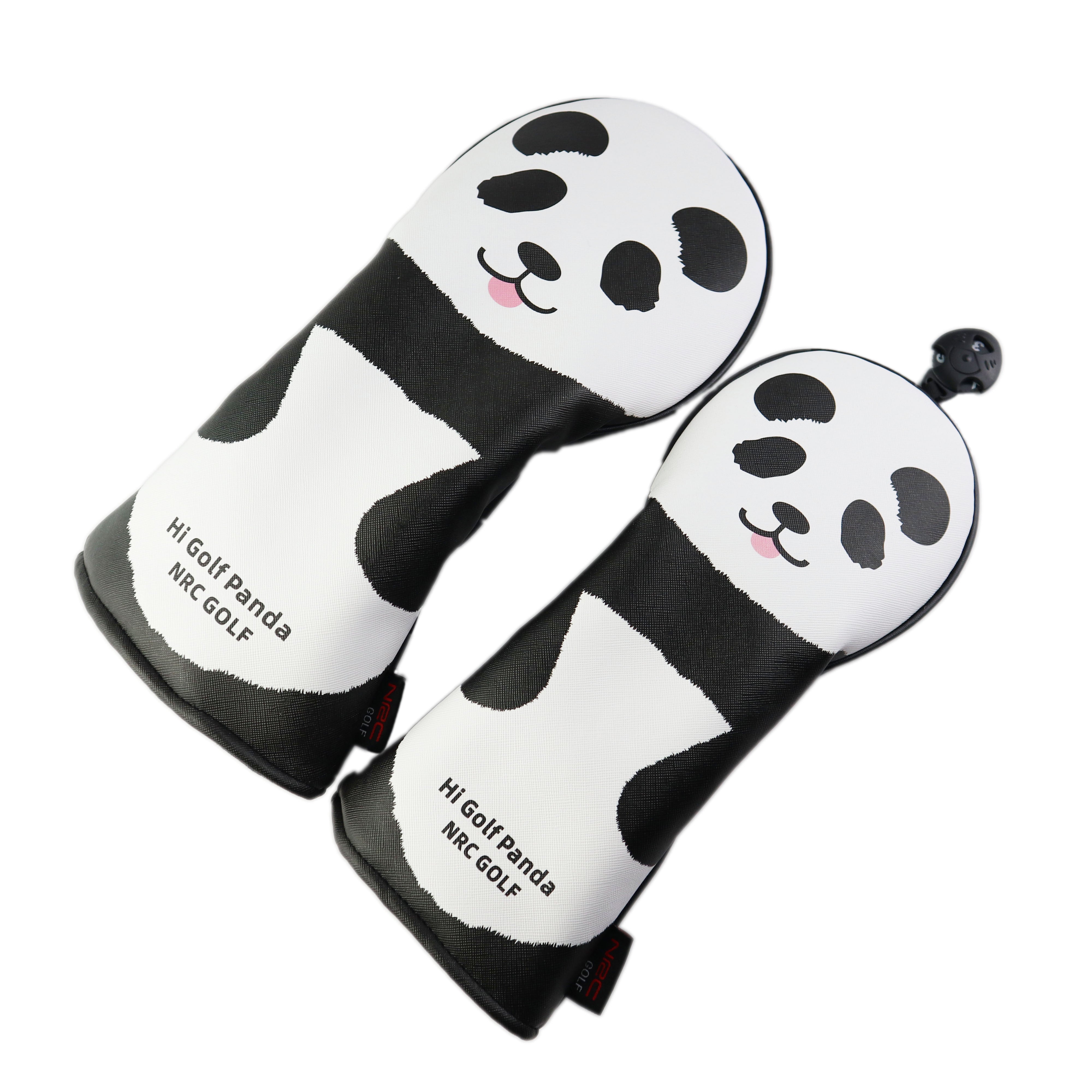 Golf Wood Cover Panda Cartoon Protective Cover