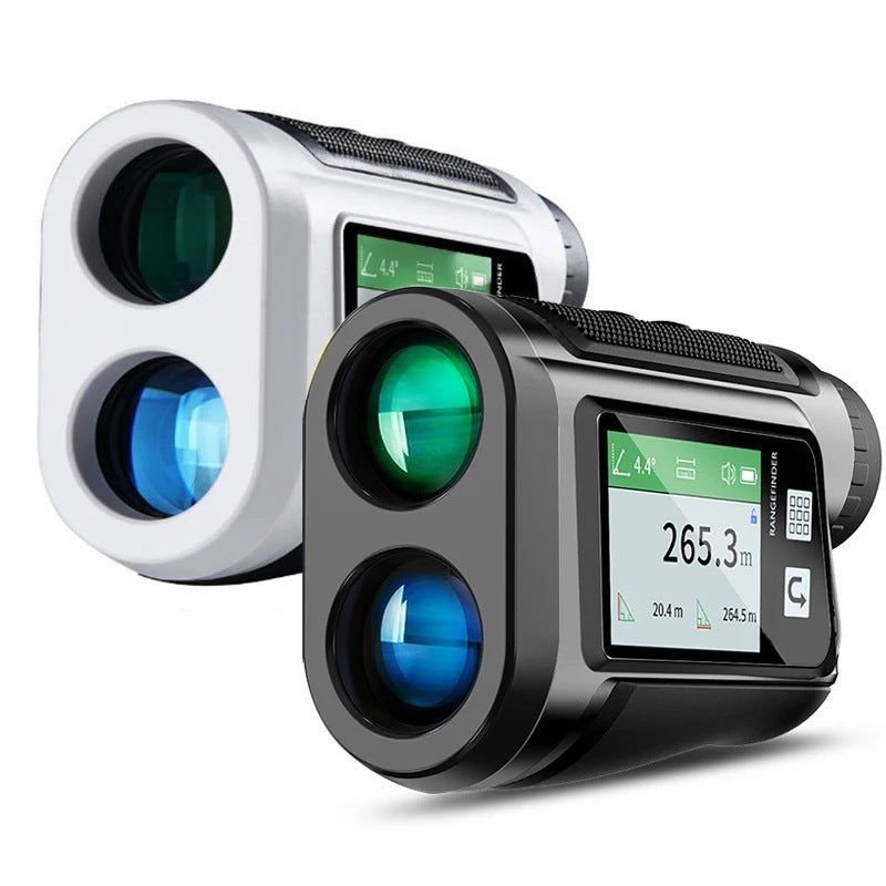 Charging Touch Screen Golf Laser Rangefinder Telescope Voice Broadcast Height Measuring Angle