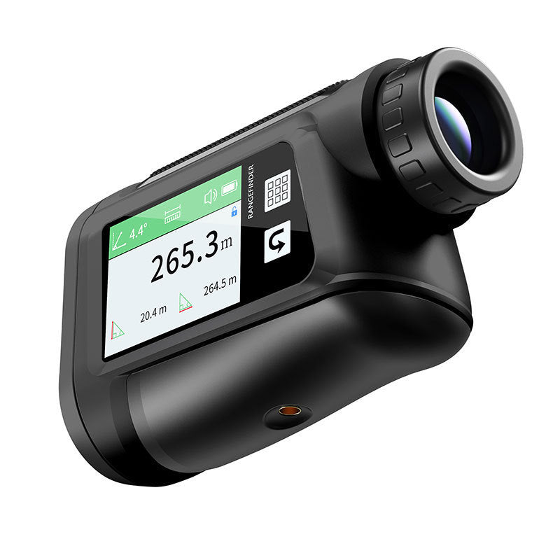 Charging Touch Screen Golf Laser Rangefinder Telescope Voice Broadcast Height Measuring Angle