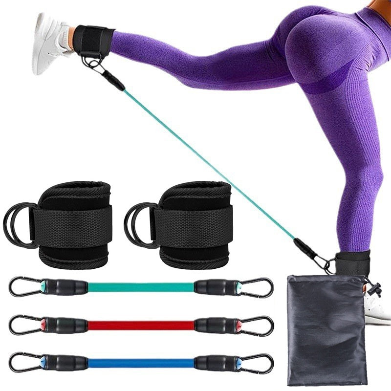 Ankle Ring Leggings Straps Gantry Ankle Foot Buckle Trainer  Ankle Resistance Bands with Cuffs, Ankle Bands for Working Out, Ankle Resistance Band for Leg, Booty Workout Equipment for Kickbacks Hip Fitness Training, Exercise Bands for Butt Lift Women