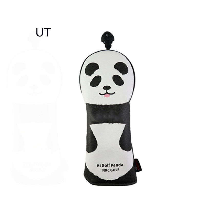 Golf Wood Cover Panda Cartoon Protective Cover