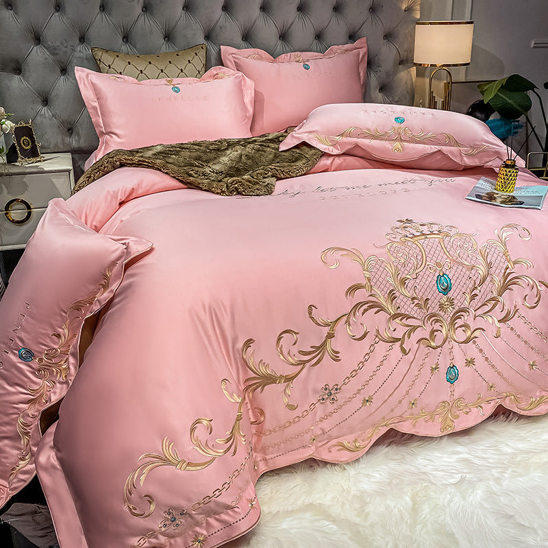 Ice Silk Quilt Sets Bed Sheets