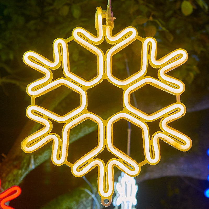 New Christmas Fashion LED Snowflake Light Waterproof Christmas Decoration